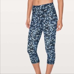 Lululemon Wunder Under High Rise Cropped Leggings